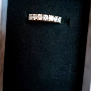 3/4 carat CZ ring SIZE 6 14k Gold